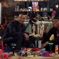 Trai et Yazz en pleine discussion